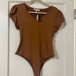 Brown Body Suit